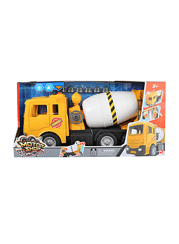 

Chapmei Motorshop Giant Cement Truck, 7 Pieces, Ages 3+, Multicolour
