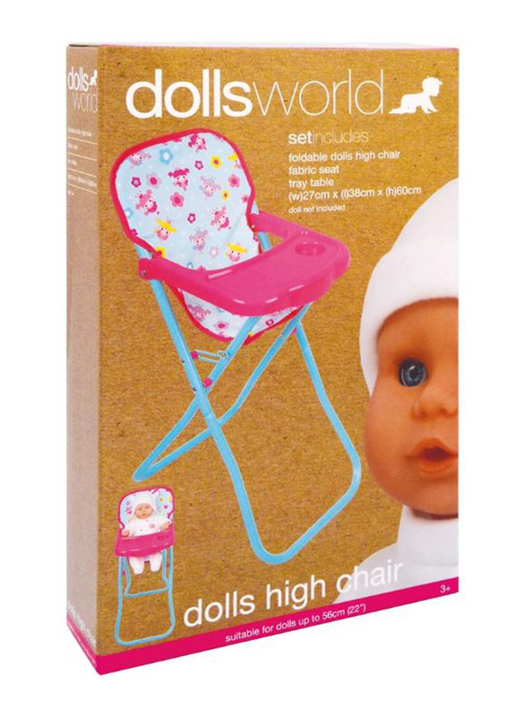 

Dolls World Doll's High Chair, Ages 3+