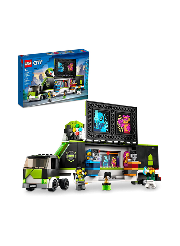 

Lego City Great Vehicles 60388 Gaming Tournament Truck Building Set, 344 Pieces, Ages 7+