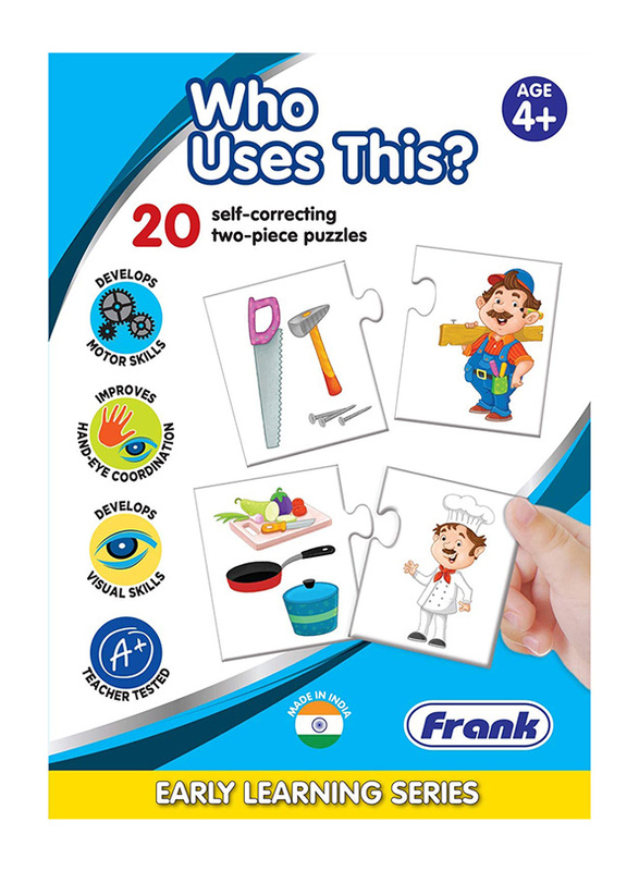 

Frank Who Uses This Learning and Educational Puzzle for Kids, 20 Pieces, Ages 4+