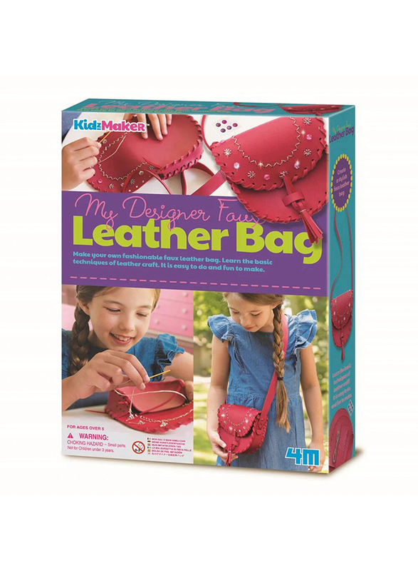 

4M My Designer Faux Leather Bag, Ages 8+