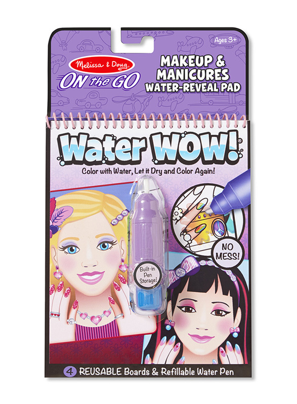 

Melissa & Doug Water Wow! Makeup & Manicures Activity Pad, Ages 3+