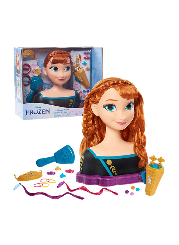 

Disney Princess Frozen 2 Deluxe Anna Styling Head, Ages 3+, Multicolour