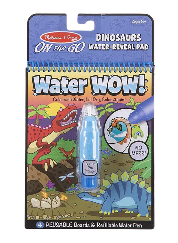 

Melissa & Doug Water Wow! Dinosaur Activity Pad, Ages 3+
