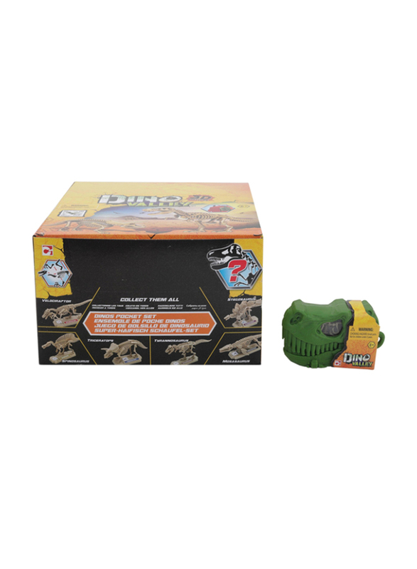 

Chapmei Dino Valley Assorted Dinosaur Pocket Set, Ages 6+, Multicolour
