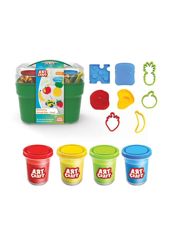 

Dede Art Craft Food Modeling Dough Box, 12 Pieces, Ages 3+