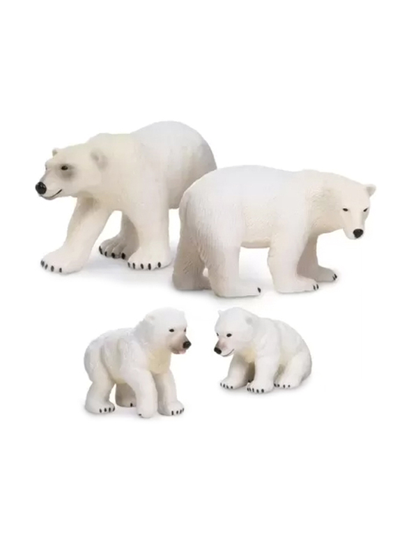 

Terra and B Toys Polar Bear Family Playset, 4 Piece, Ages 3+