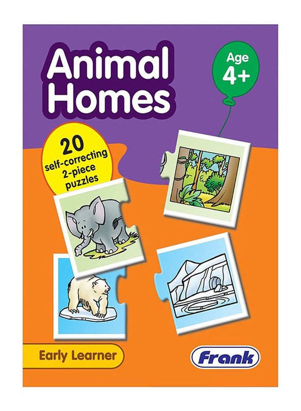 

Frank Puzzle Animal Homes, 20-Piece, Ages 4+