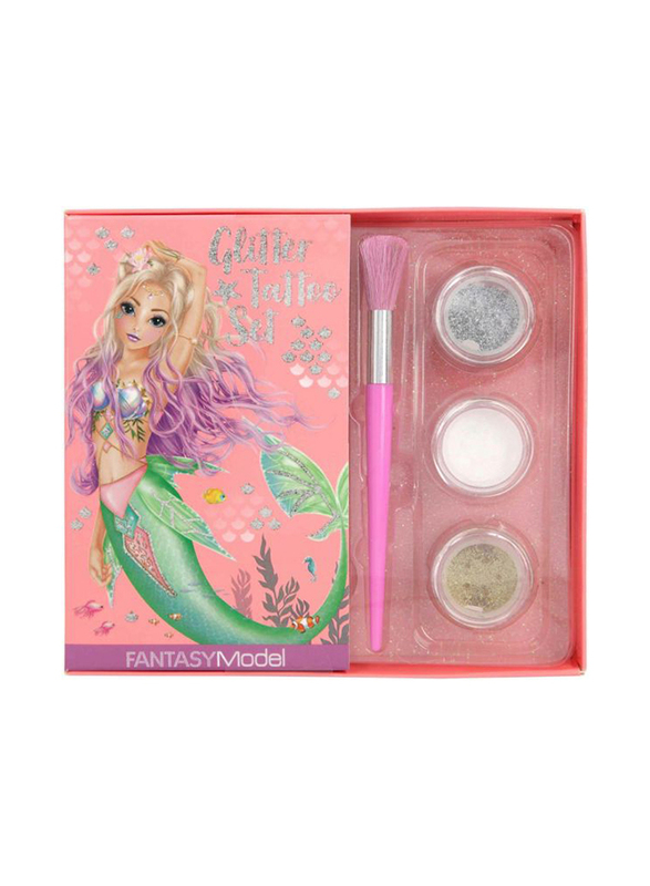 

Top Model Fantasy Model Glitter Mermaid Tattoo Set, Multicolour