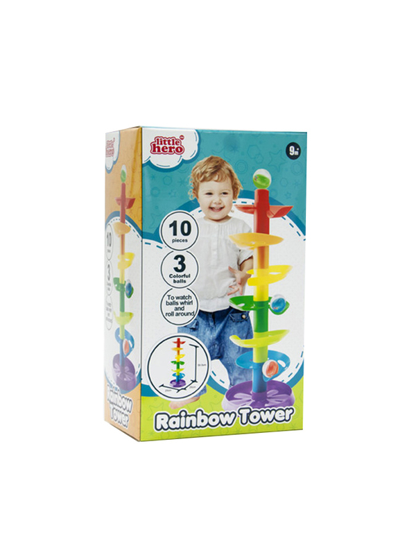

Little Hero Rainbow Tower Toy Set, 10 Pieces, Ages 9+