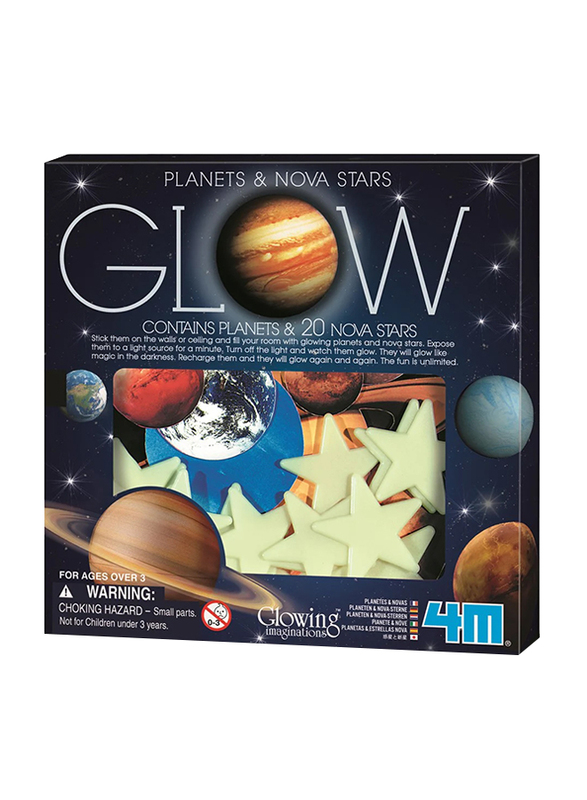 

4M Glow Planets & Nova Star In Box, Ages 8+