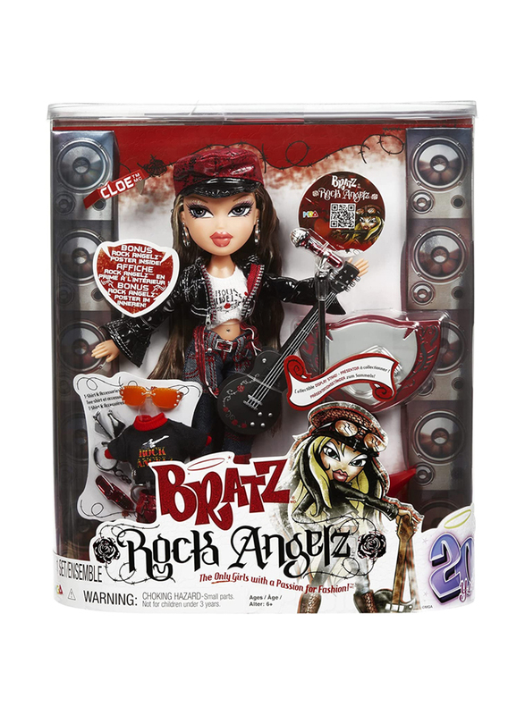 

Bratz Rock Angelz Cloe Doll, For Ages, 3+ Years