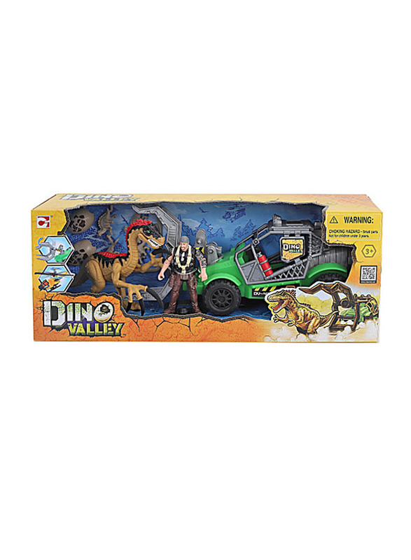 

Chapmei Dino Valley Dinocatcher Vehicle Set, 4 Pieces, Assorted, Ages 3+, Multicolour