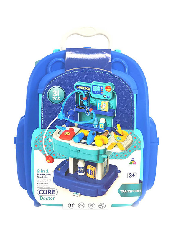 

TTC 2 In 1 Doctor Playset With Backpack, 31 Pieces, Ages 3+