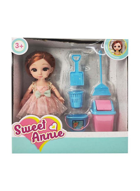 

Sweet Annie 6" Doll Cleaning Kit Playset, Ages 3+