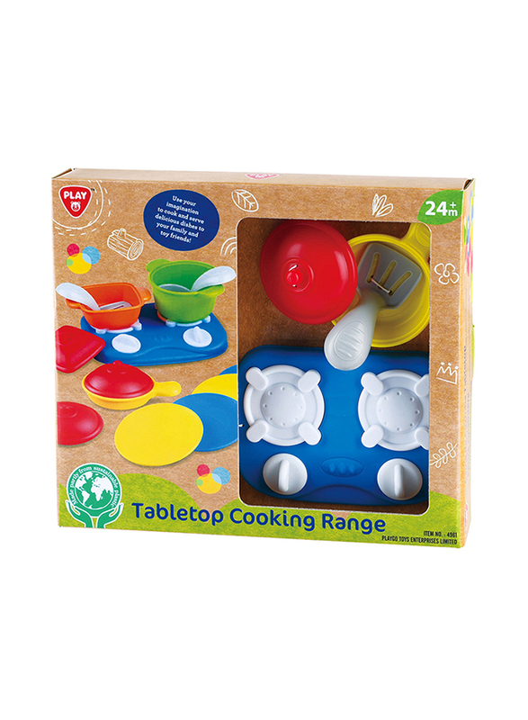 

Playgo Bio-Based Plastic Tabletop Cooking Range, Ages 2+