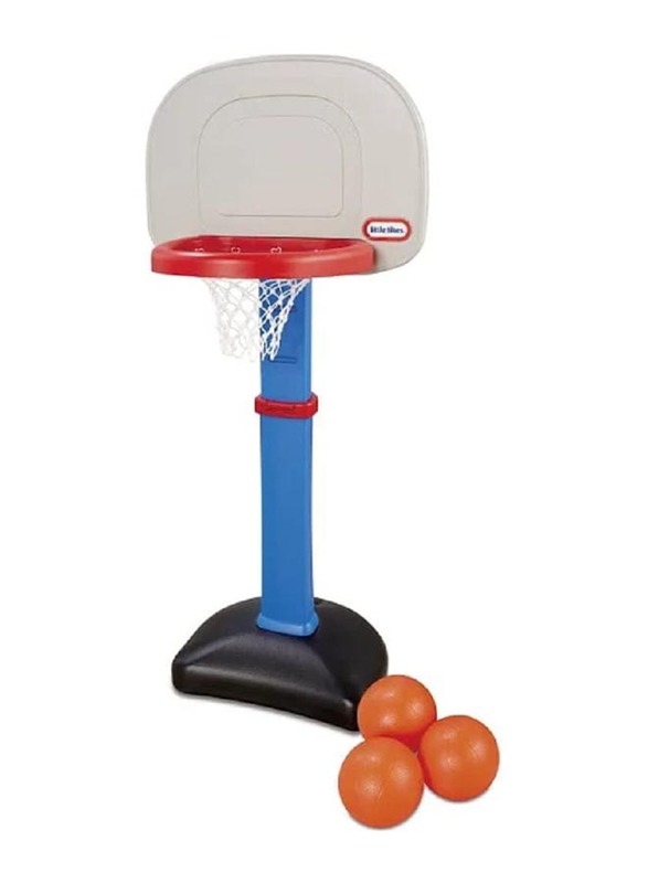 

Little Tikes Tot Sports Easy Score Basketball Set Square Backboard, Multicolour, Ages 3+