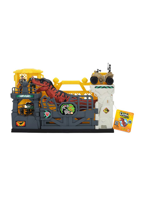 

Chapmei Dino Valley Dino Lab Breakout Playset, 9 Pieces, Ages 3+, Multicolour