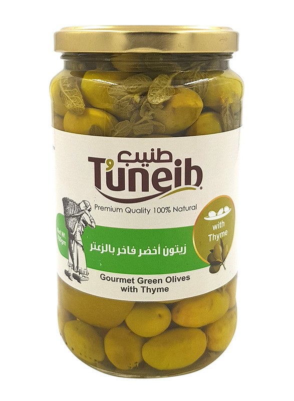 

Tuneib Green Olives Zaatar Pickle, 700g