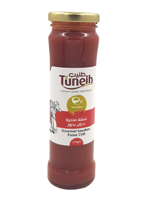 

Tuneib Gourmet Chilli Seedless Puree, 214g
