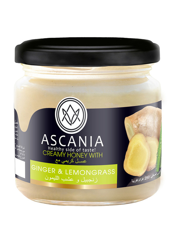 

Ascania Creamy Ginger and Lemongrass Flavoured Honey, 250g