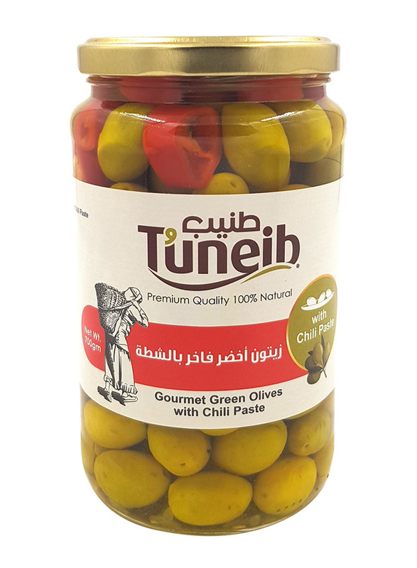 

Tuneib Green Olives Chilli Pickle, 700g