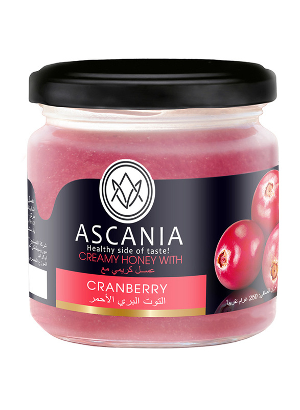 

Ascania Creamy Cranberry Flavoured Honey, 250g