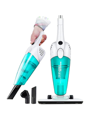 Delone Portable Dust Remover Powerful Suction Lightweight Handheld Vacuum Cleaner, White/Blue