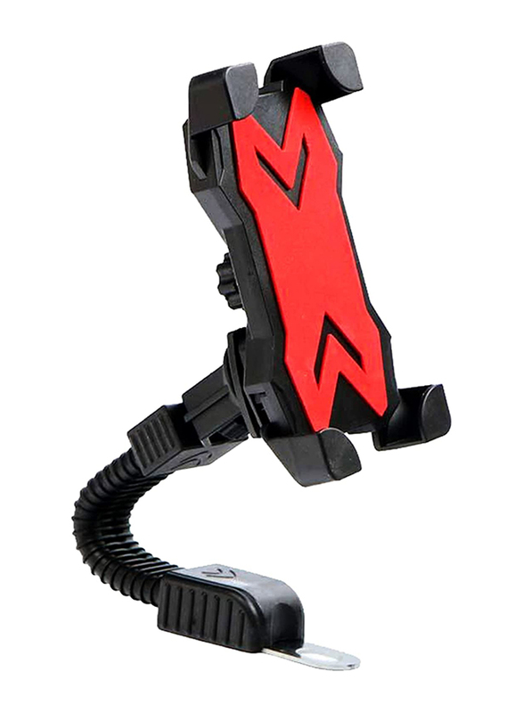 

Delone 360° Rotation Motorcycle Cell Phone Holder, Black/Red