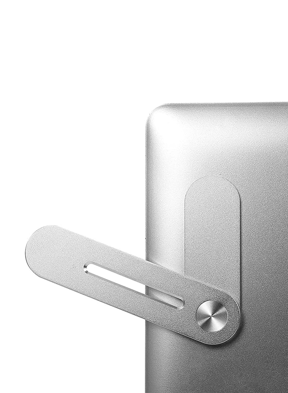 

Delone Laptop Phone Holder, Silver