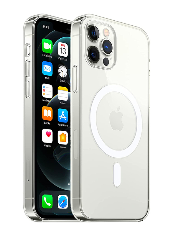 

Delone Apple iPhone 12 Pro Max Silicone Mobile Phone Case, Clear