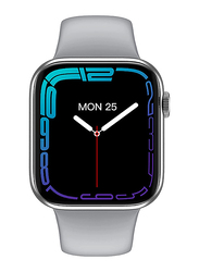 Delone Smartwatch with Heart Rate Monitor, 44mm, Silver