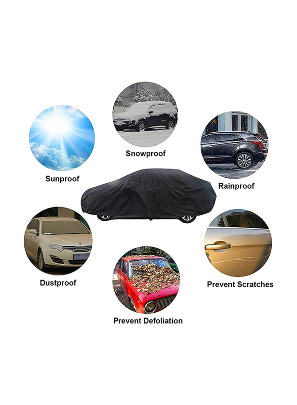Delone All Weather Protection Full Car Cover, M