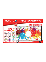 Magic World 43-Inch Full HD LED Smart TV (2021), MG43Y20FSFB, Black
