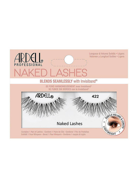 

Ardell Professional Naked False Eye Lashes, 422, Black