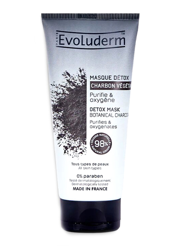 

Evoluderm Detox Mask Face Mask with Botanical Charcoal, 100ml