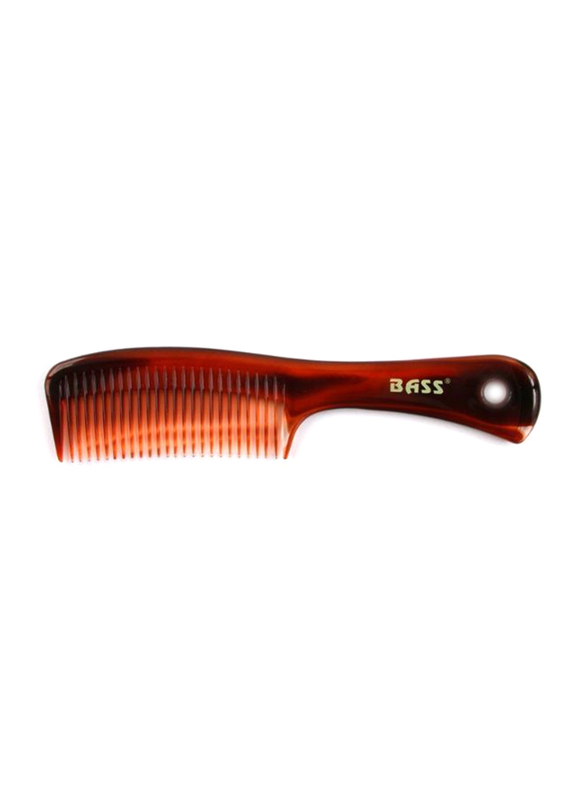 

Bass Brushes Wide Tooth With Solid Handle Comb, TC5, Brown