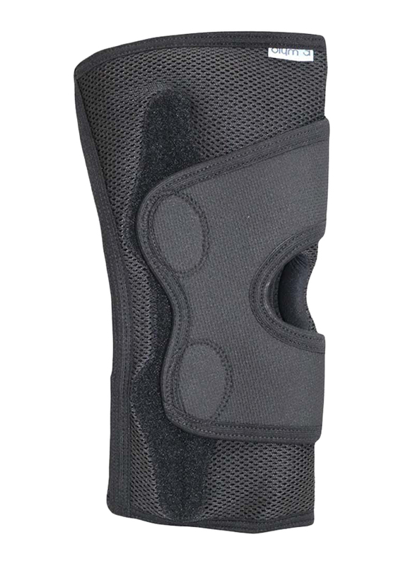 

Olympa Airmesh Knee Support with Stays Sleeve, X-Large, OES-713, Black