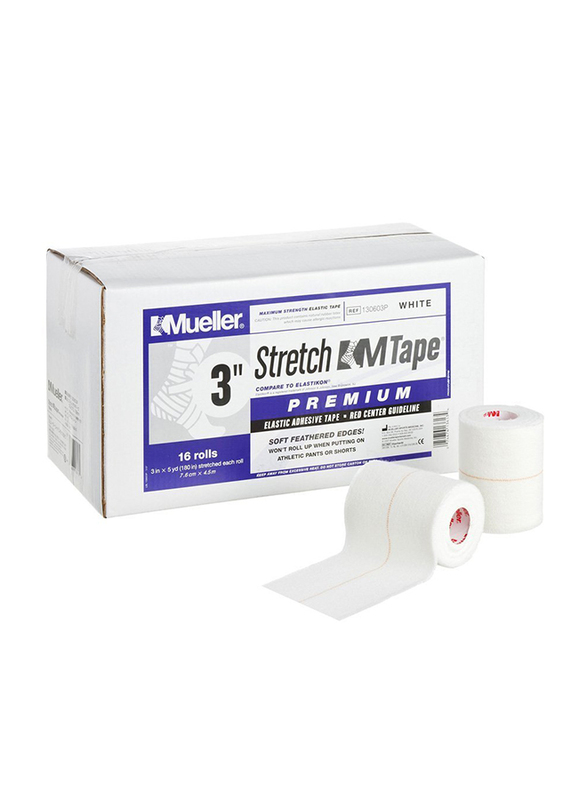 

Mueller Stretch MTape, 130603P, White