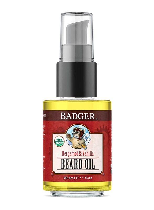 

Badger Bergamot & Vanilla Beard Oil, 29.6ml
