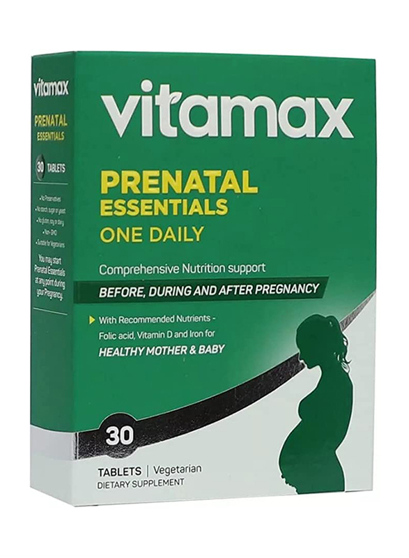 

Vitamax Prenatal Essentials One Daily Dietary Supplement, 30 Tablets