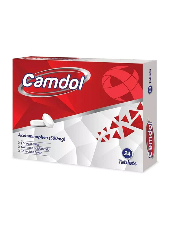 

Camdol Acetaminophen, 500mg, 24 Tablets