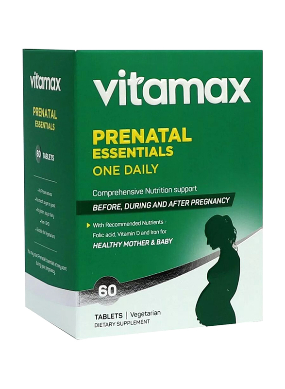 

Vitamax Prenatal Essentials One Daily Dietary Supplement, 60 Tablets