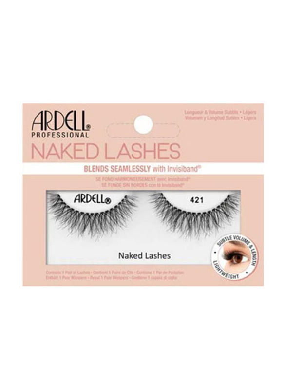 

Ardell Professional Naked False Eye Lashes, 421, Black