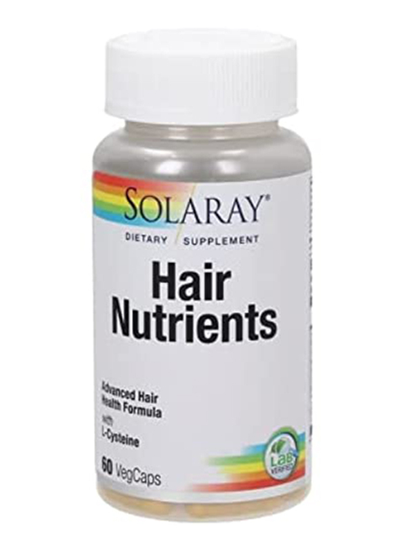 

Solaray Hair Nutrient Dietary Supplement, 60 Vegetable Capsules