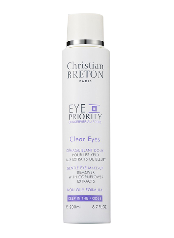 

Christian Breton Paris Eye Priority Clear Eyes Make-Up Remover, 200ml, White