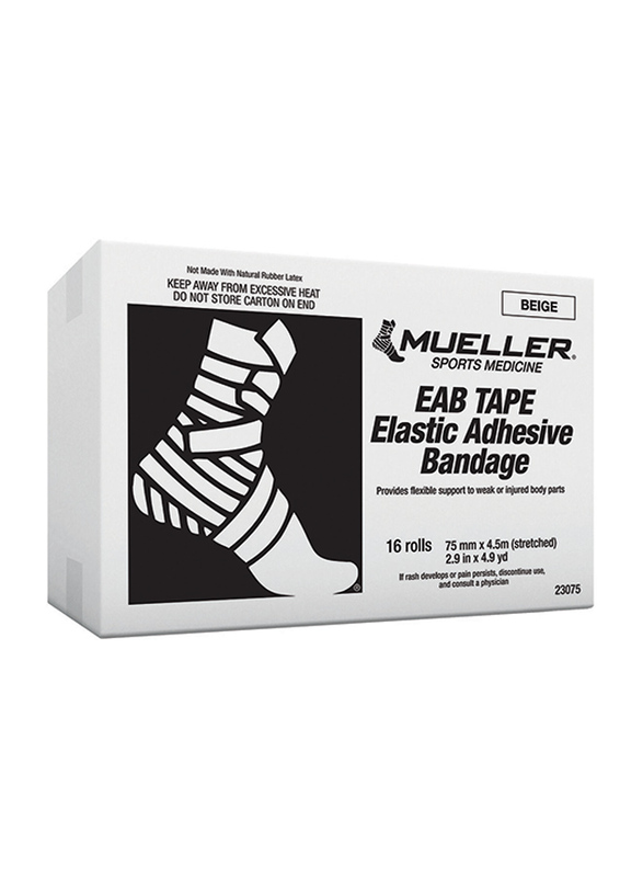 

Mueller EAB Elastic Adhesive Bandage Tape, 23075, White