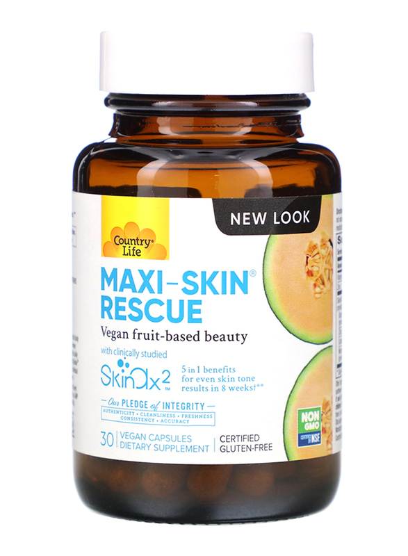 

Country Life Maxi-Skin Rescue V-Capsules, 30 Capsules