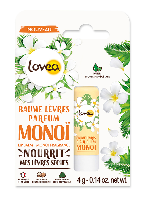 

Lovea Monoi Fragrance Lip Balm, 4gm