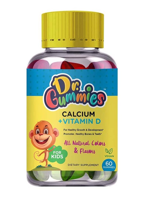 

Dr. Gummies Kids Calcium + Vitamin D, 60 Gummies